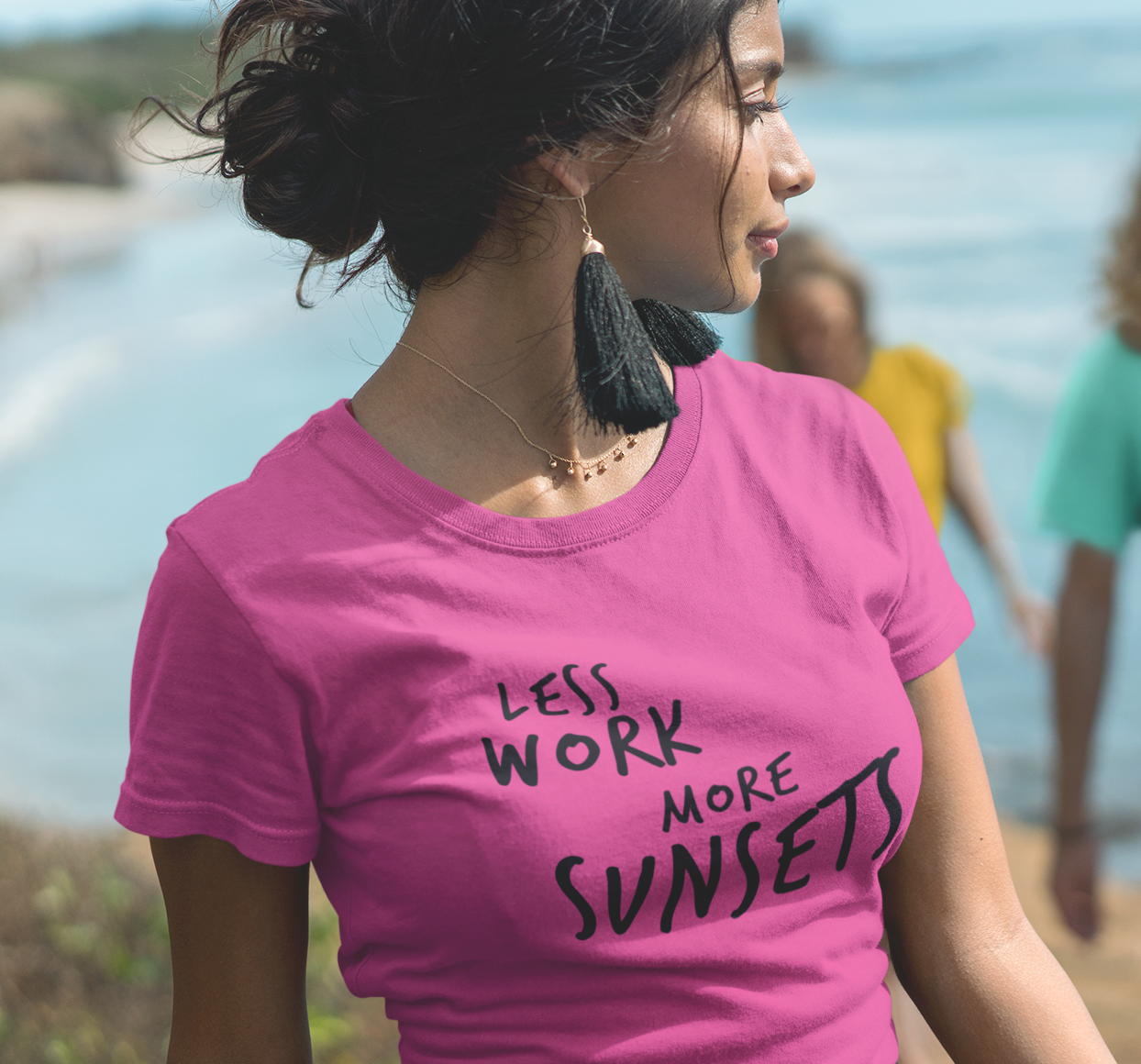 LESS WORK MORE SUNSETS™ Women's Tri-blend