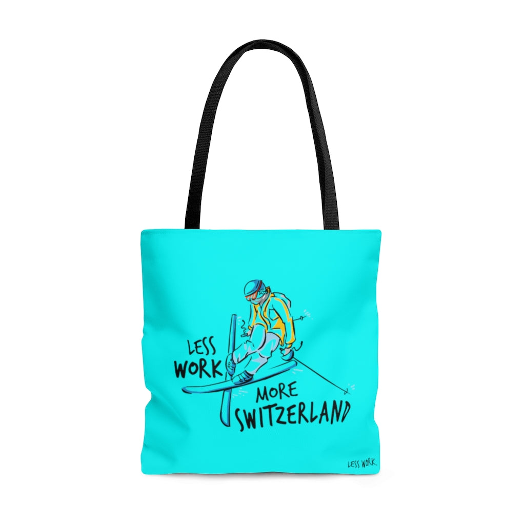 Less Work More Switzerland™ Carry Everything Tote Bag
