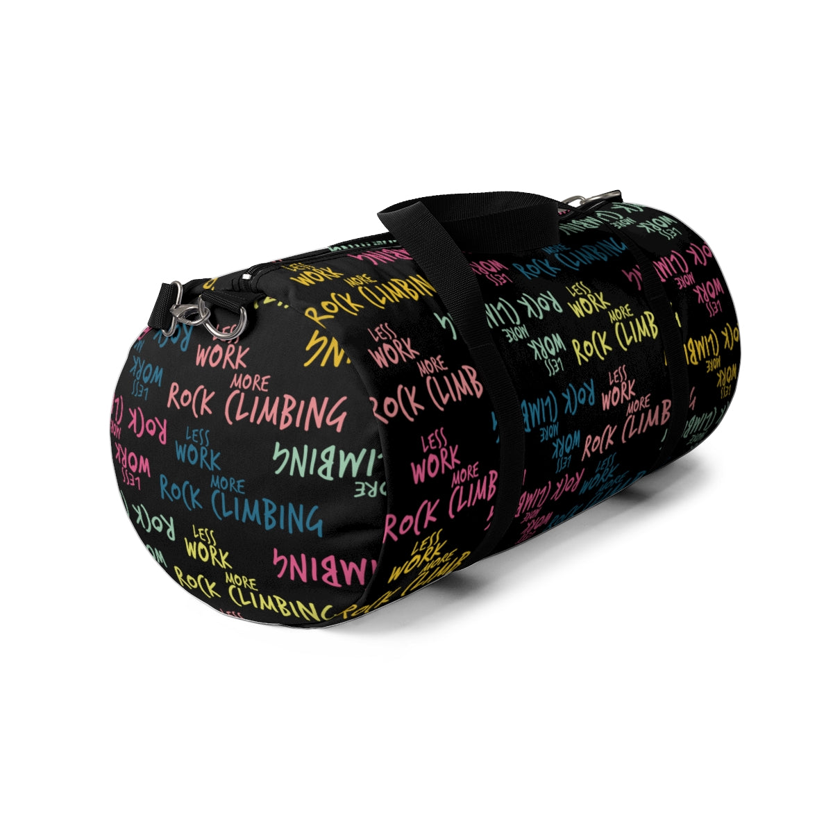 Less Work More Rock Climbing Duffel Bag