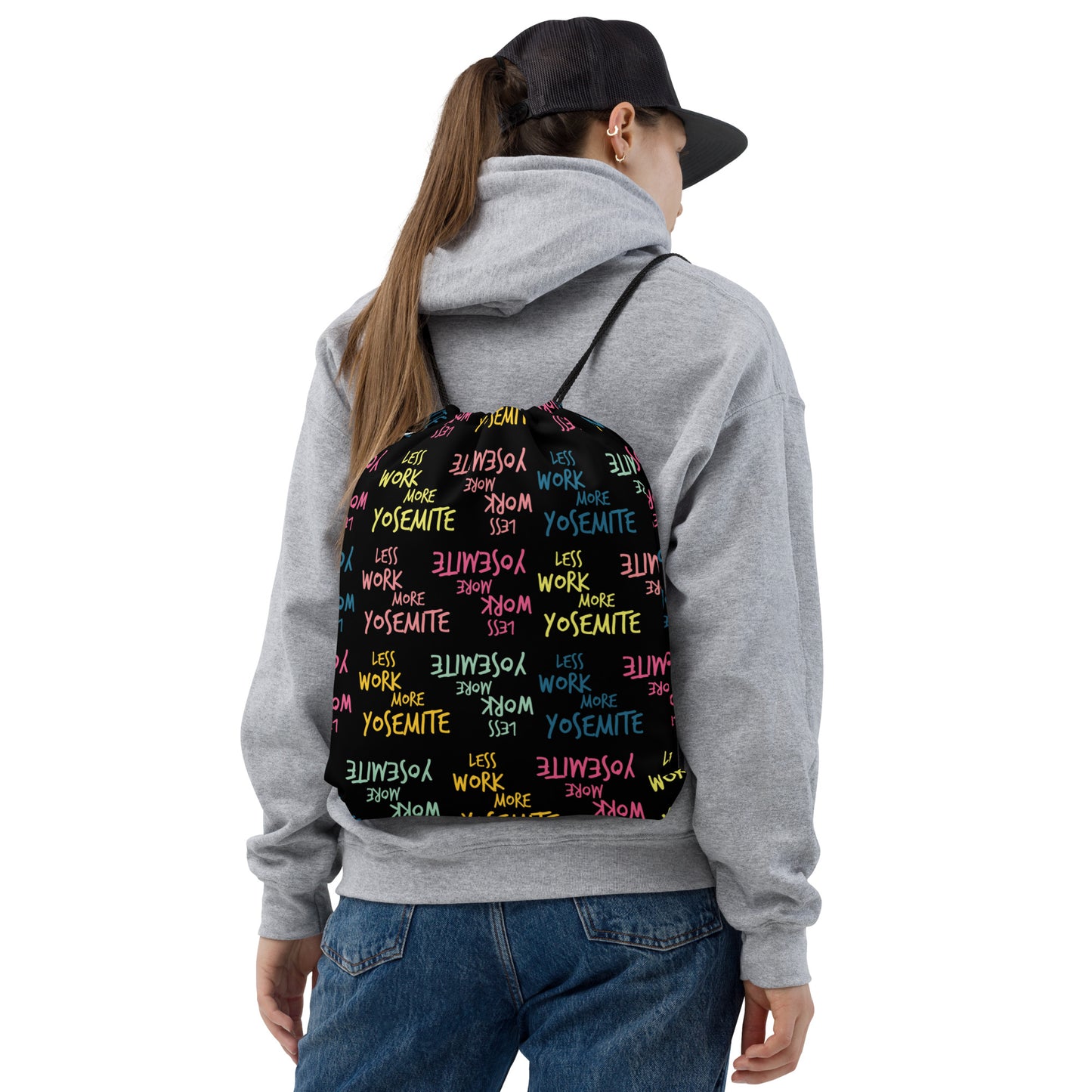 Less Work™ More Yosemite Look Sharp Drawstring bag