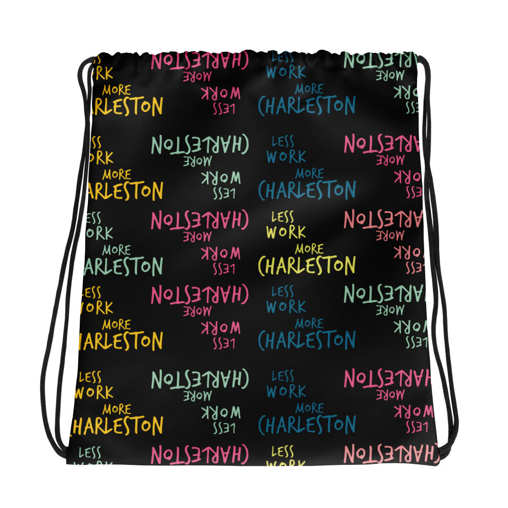 Less Work™ More Charleston Look Sharp Drawstring bag
