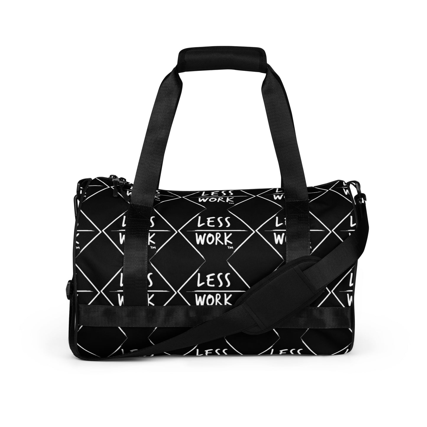 LESS WORK Roadmap of Life gym bag