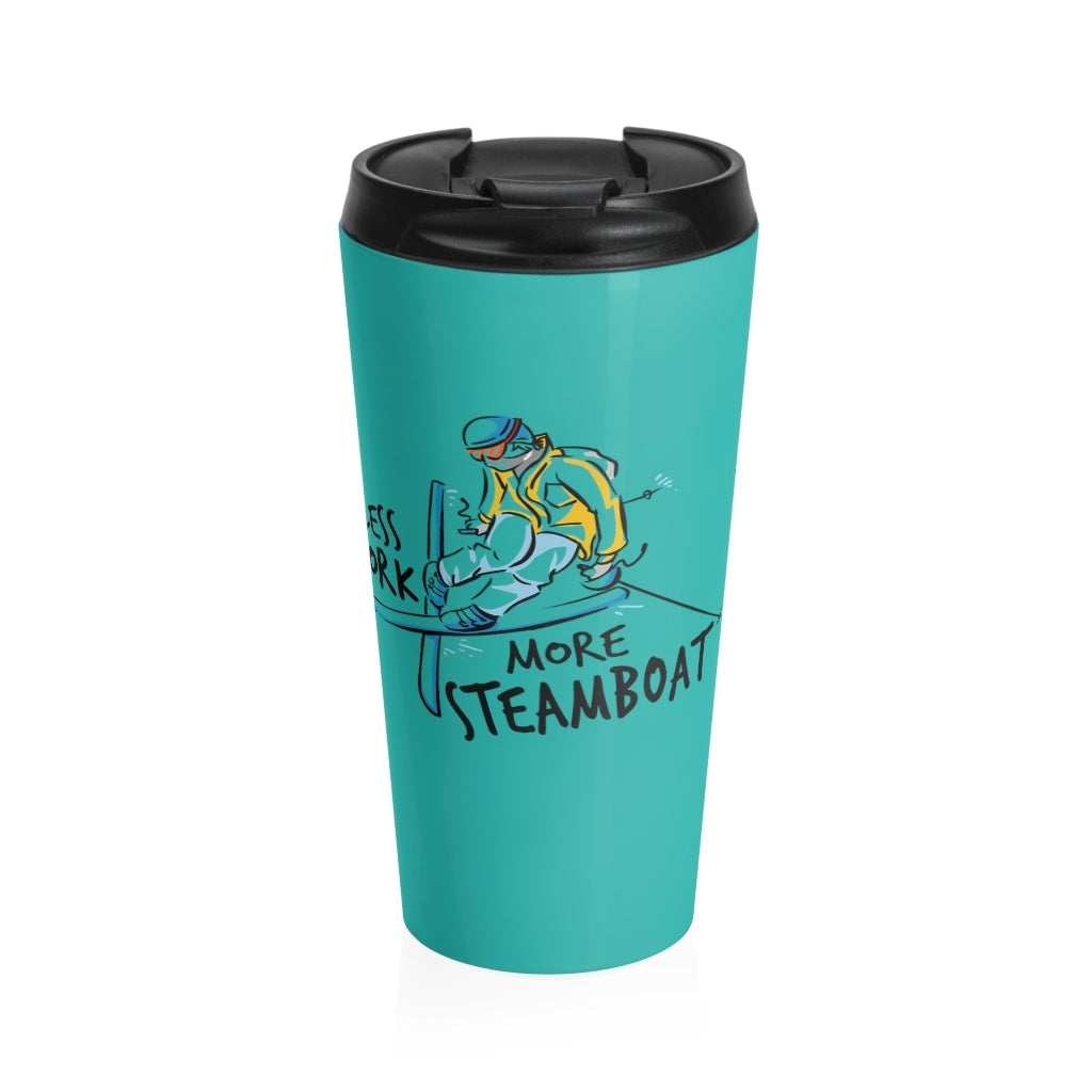 Less Work More Steamboat™ Stainless Steel Travel Tumbler