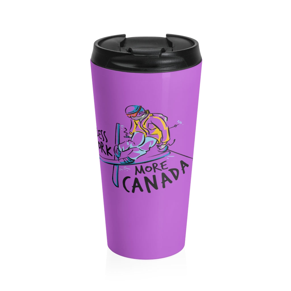 Less Work More Canada™ Stainless Steel Travel Tumbler