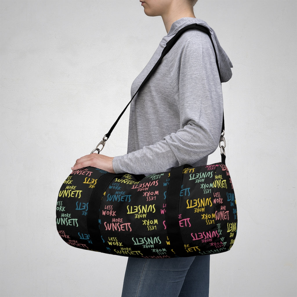 Less Work More Sunsets™ Carry Everything Duffel Bag