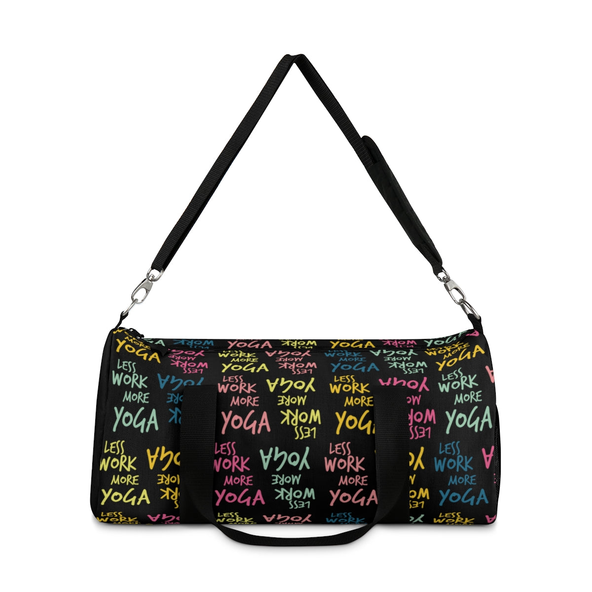 Less Work More Yoga Fahrenheit Yoga Carry Everything Duffel Bag