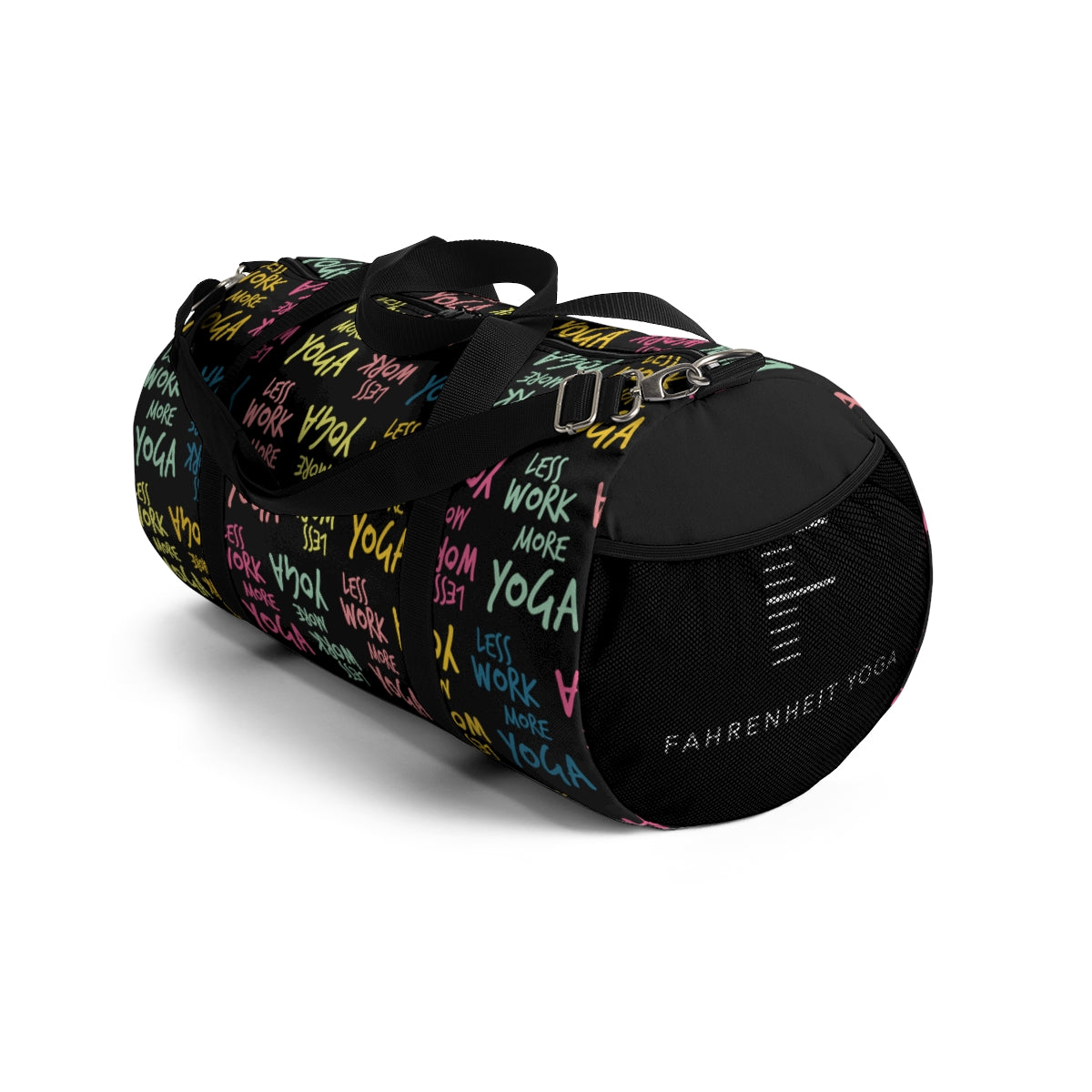 Less Work More Yoga Fahrenheit Yoga Carry Everything Duffel Bag