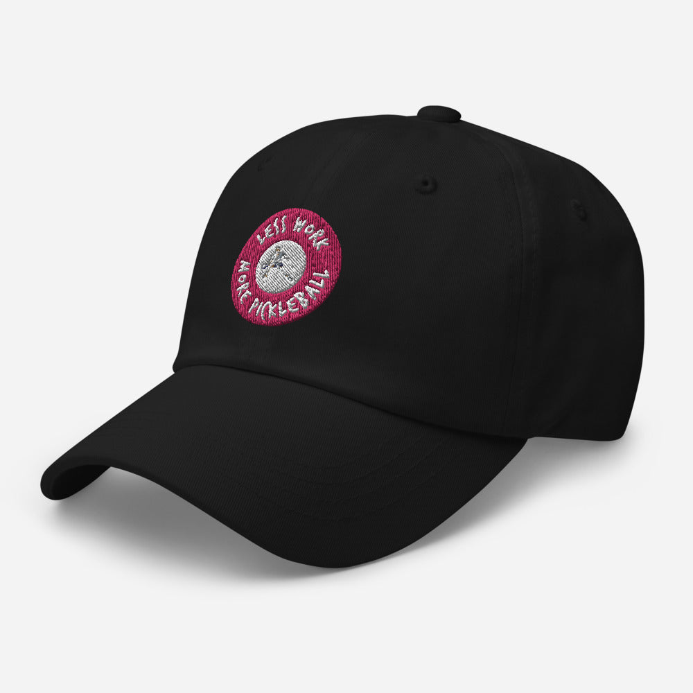 Less Work More Pickleball™ logo hat