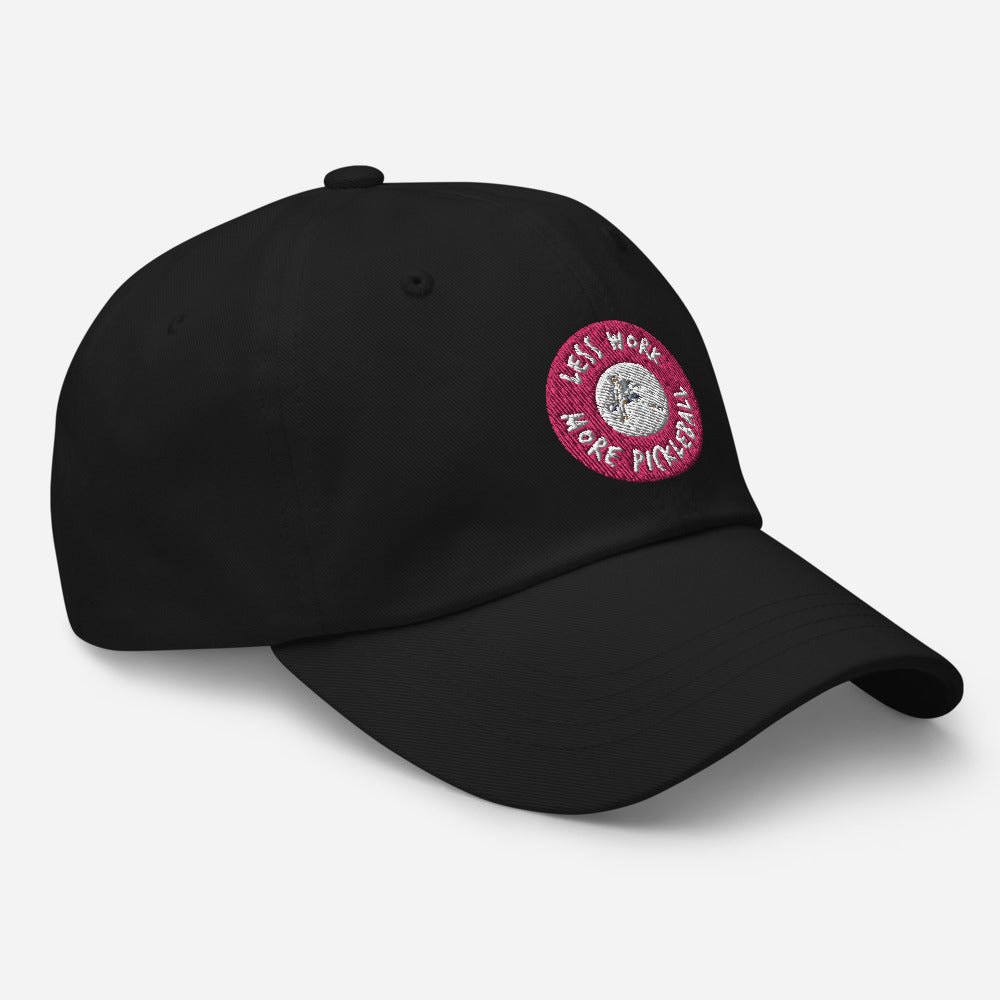 Less Work More Pickleball™ logo hat
