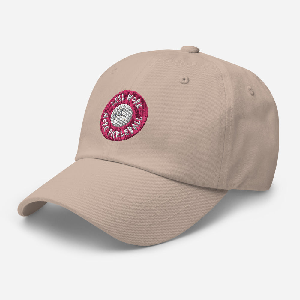 Less Work More Pickleball™ logo hat
