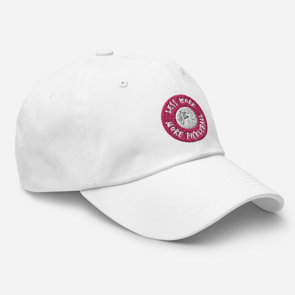 Less Work More Pickleball™ logo hat