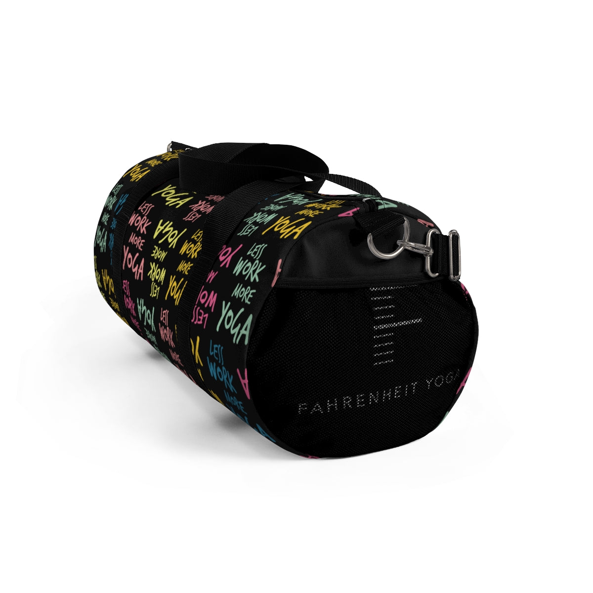Less Work More Yoga Fahrenheit Yoga Carry Everything Duffel Bag