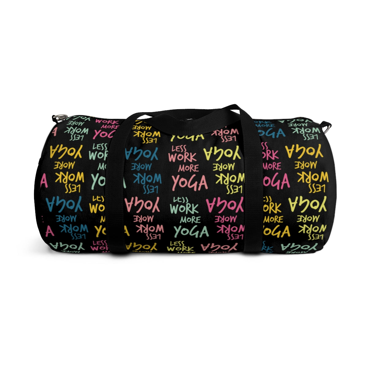 Less Work More Yoga Fahrenheit Yoga Carry Everything Duffel Bag