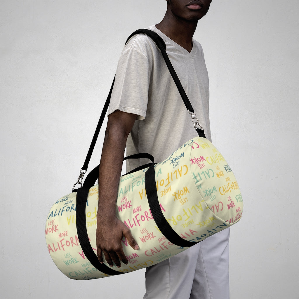 Less Work More California™ Carry Everything Multi-Color Duffel Bag