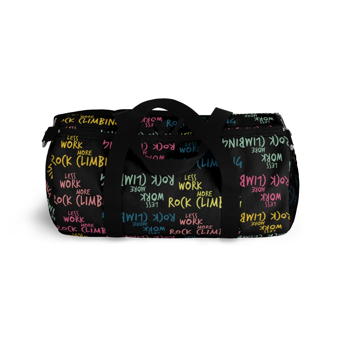 Less Work More Rock Climbing Duffel Bag