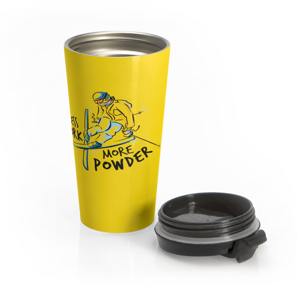 Less Work More Powder™ Stainless Steel Travel Tumbler