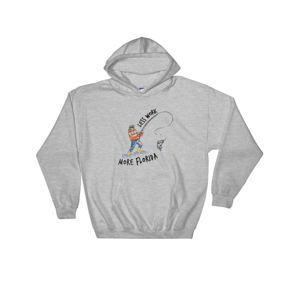 LESS WORK MORE FLORIDA™ Fishing Unisex Hoodie