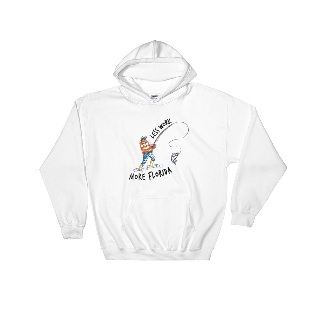 LESS WORK MORE FLORIDA™ Fishing Unisex Hoodie