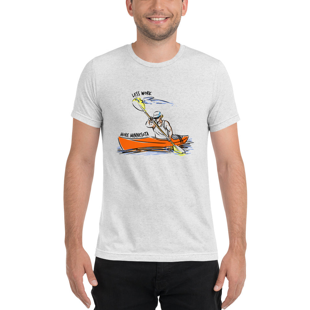 LESS WORK MORE MINNESOTA™ Unisex Tri-blend t-shirt