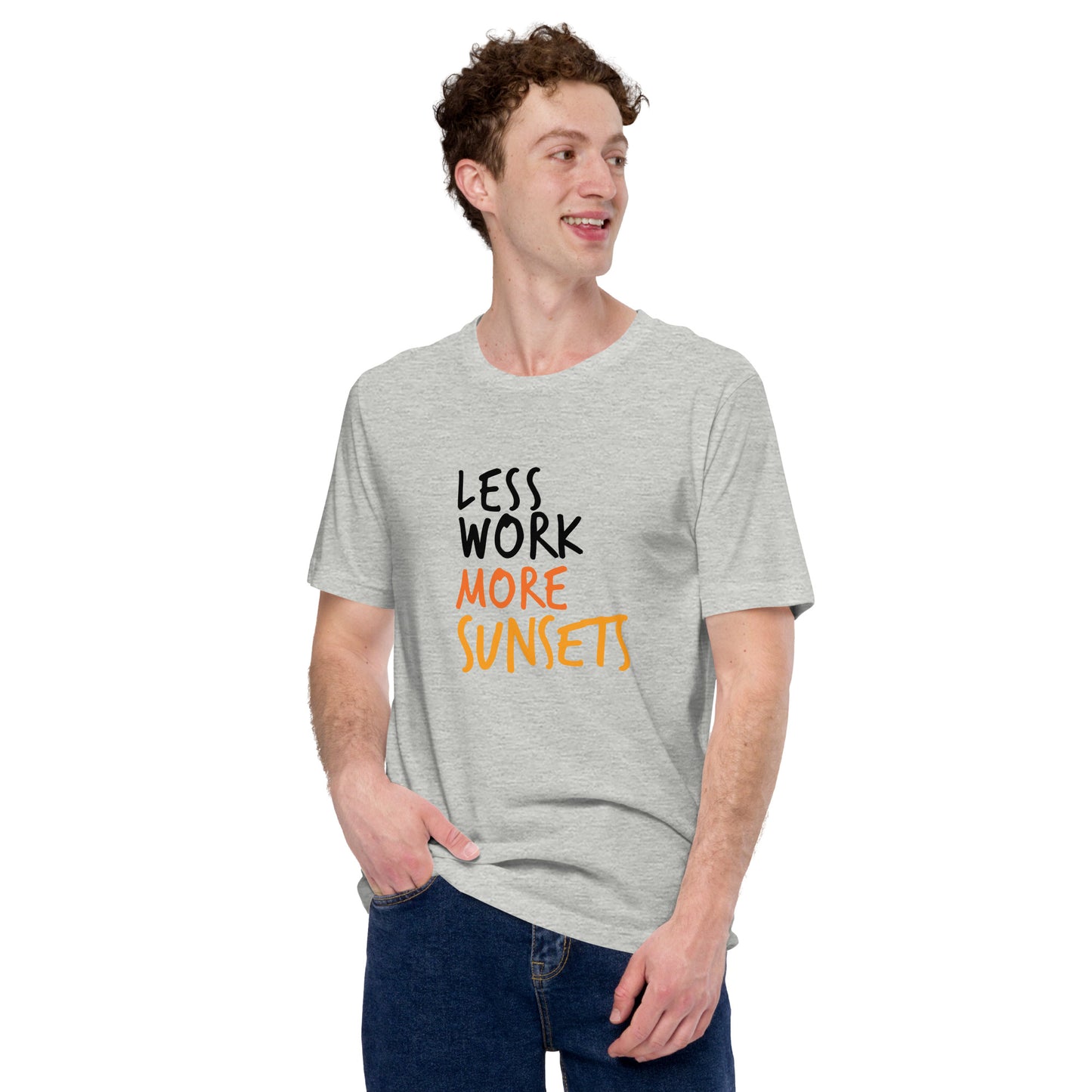 Less Work More Sunsets Unisex Tee