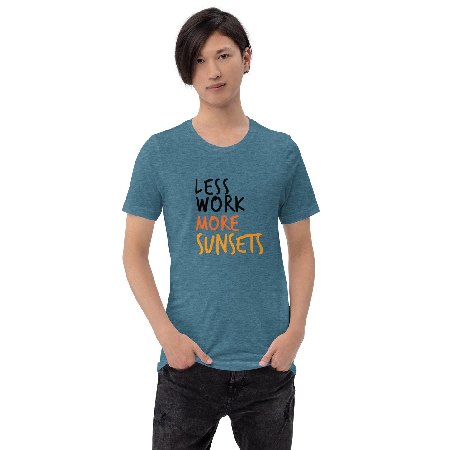 Less Work More Sunsets Unisex Tee