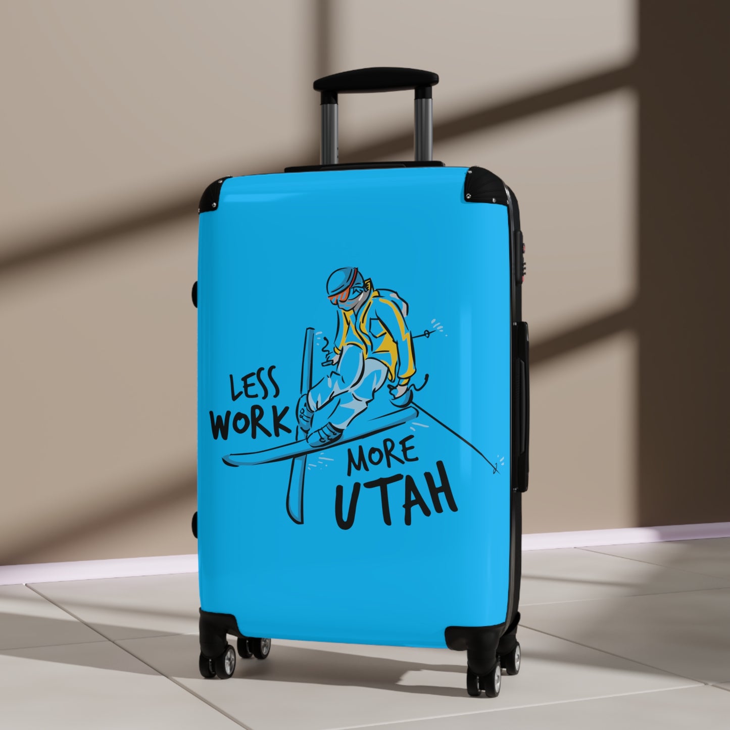 Less Work More Utah Custom Luggage