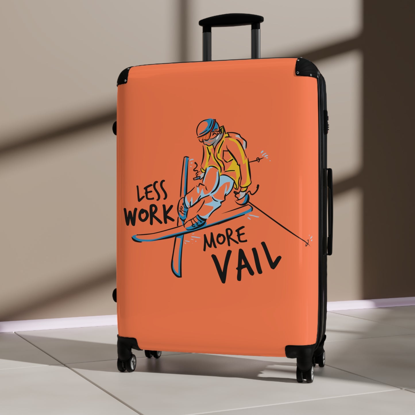 Less Work More Vail Custom Luggage