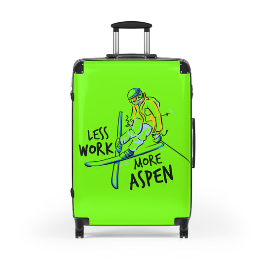Less Work More Aspen Custom Luggage