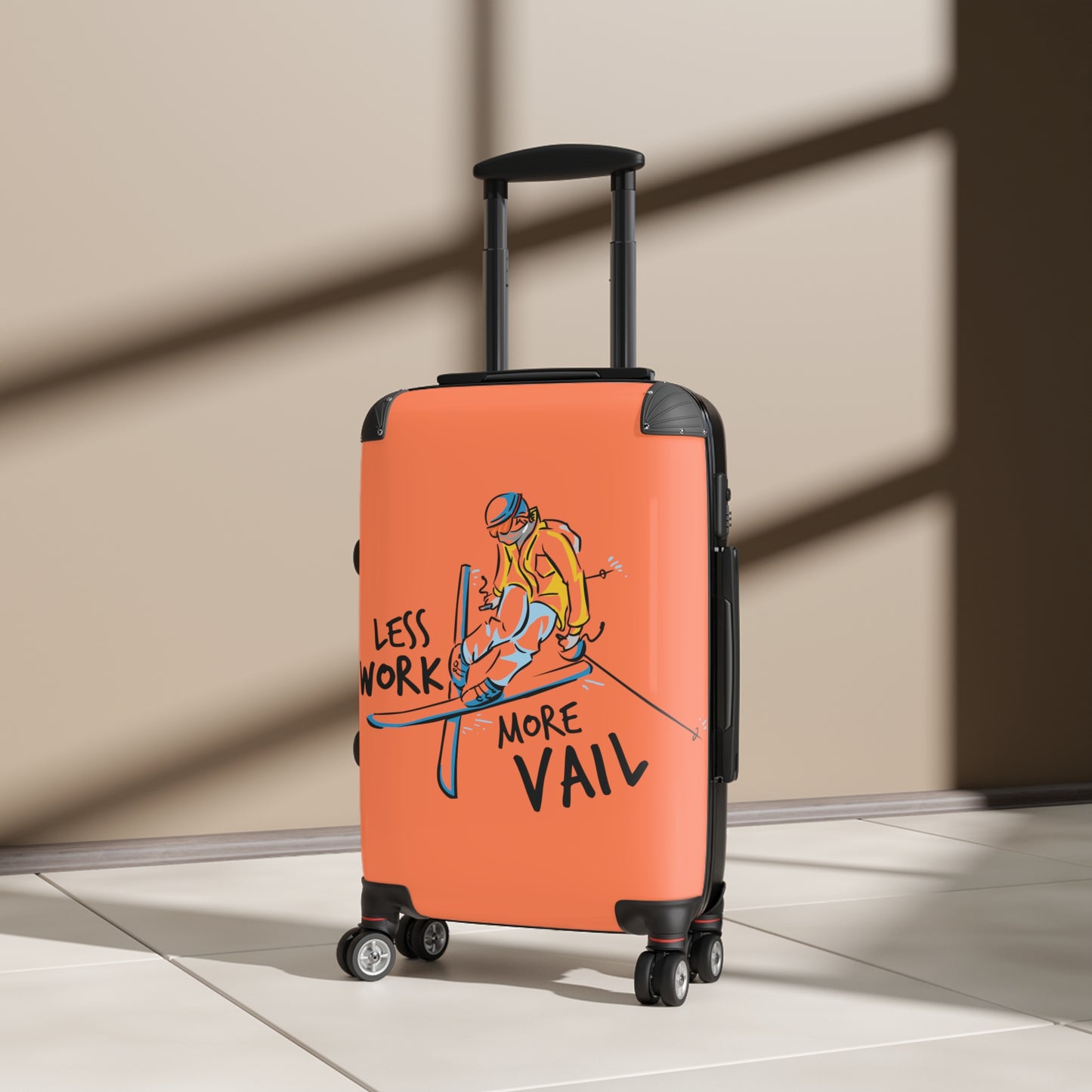 Less Work More Vail Custom Luggage
