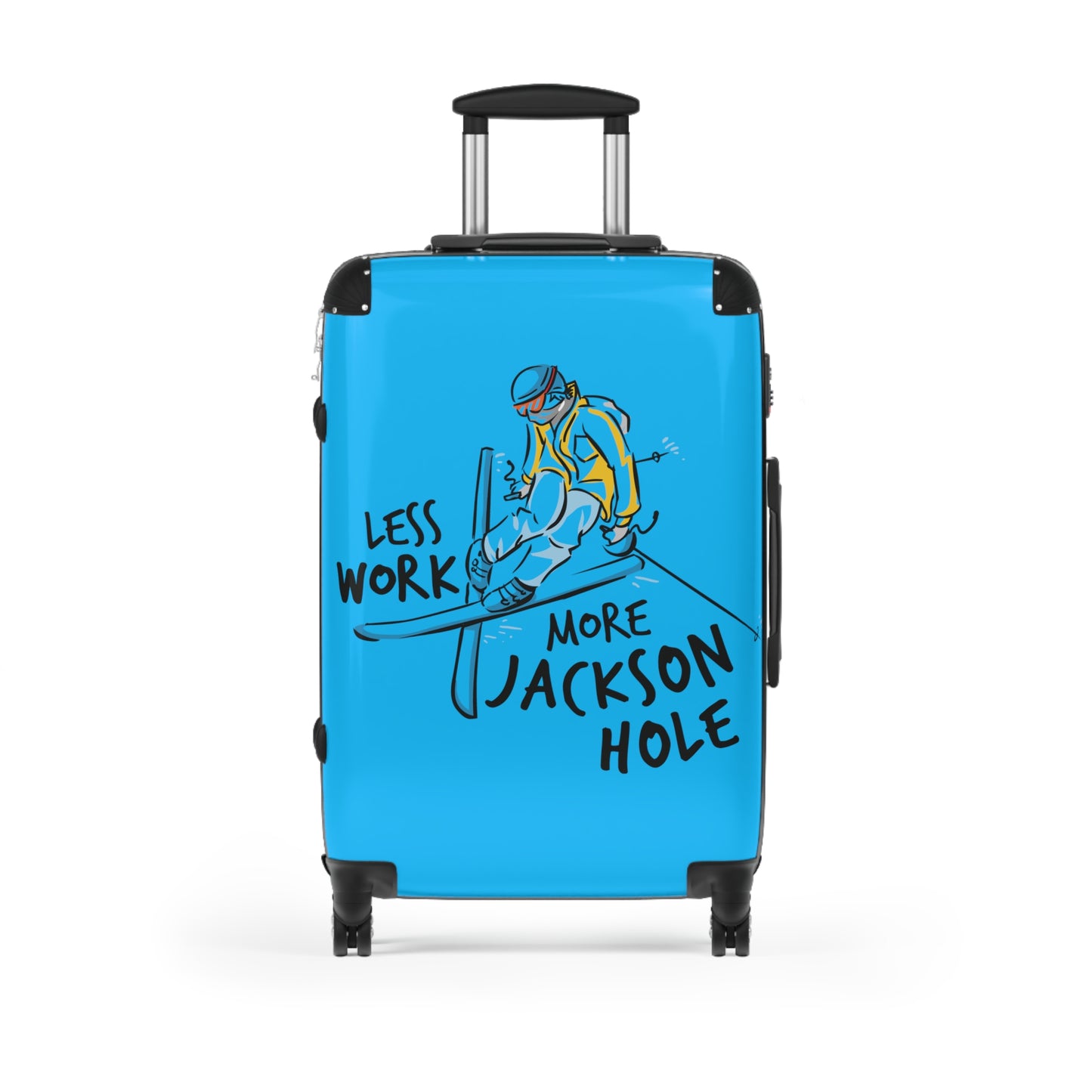 Less Work More Jackson Hole Custom Luggage