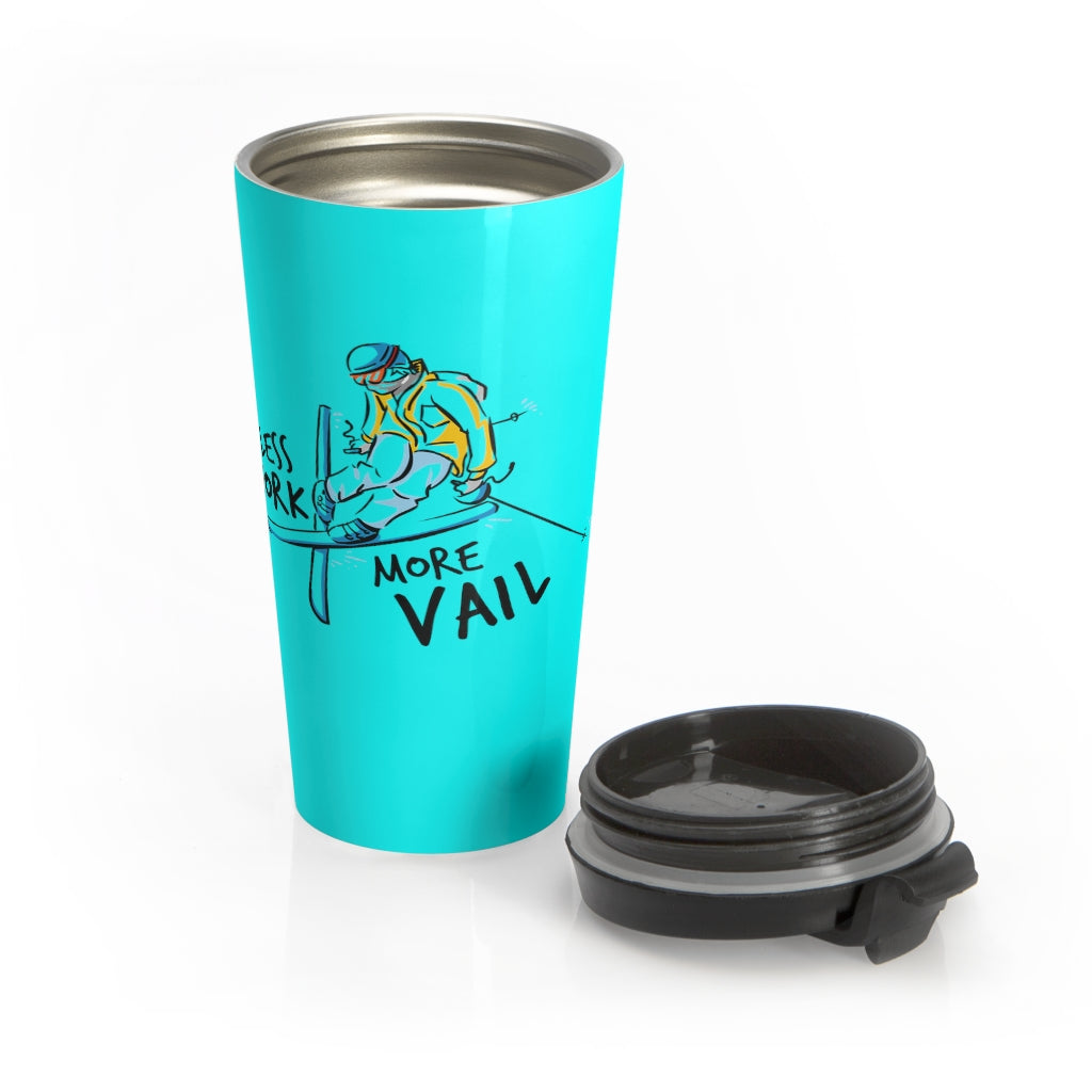Less Work More Vail™ Stainless Steel Travel Tumbler