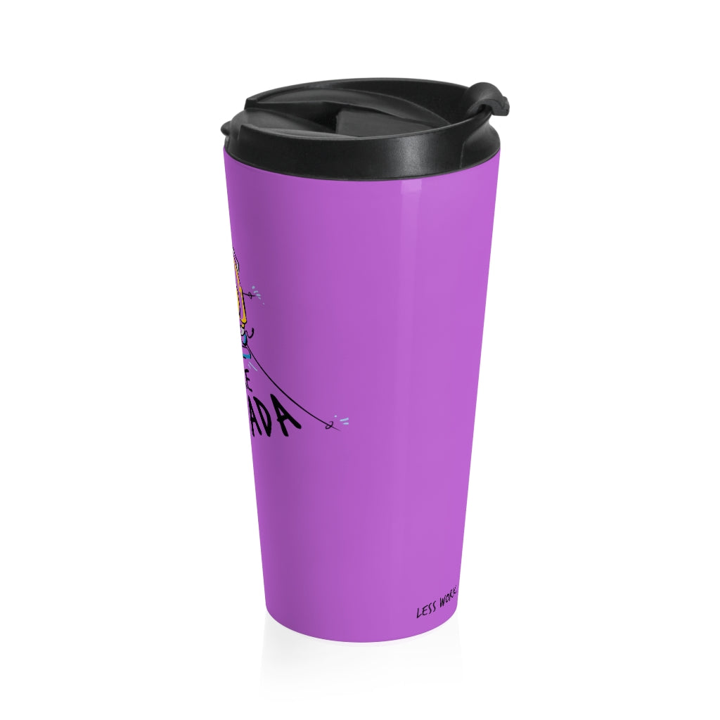 Less Work More Canada™ Stainless Steel Travel Tumbler