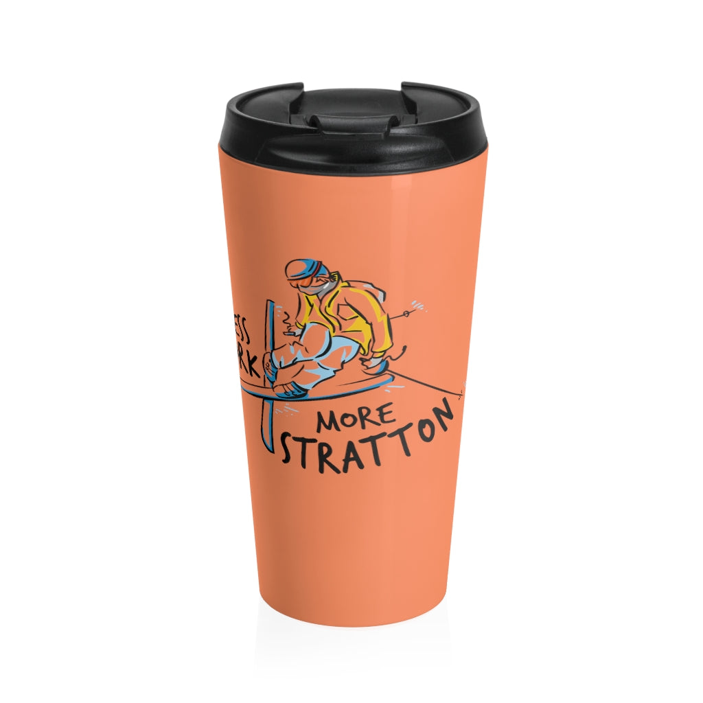 Less Work More Stratton™ Stainless Steel Travel Tumbler