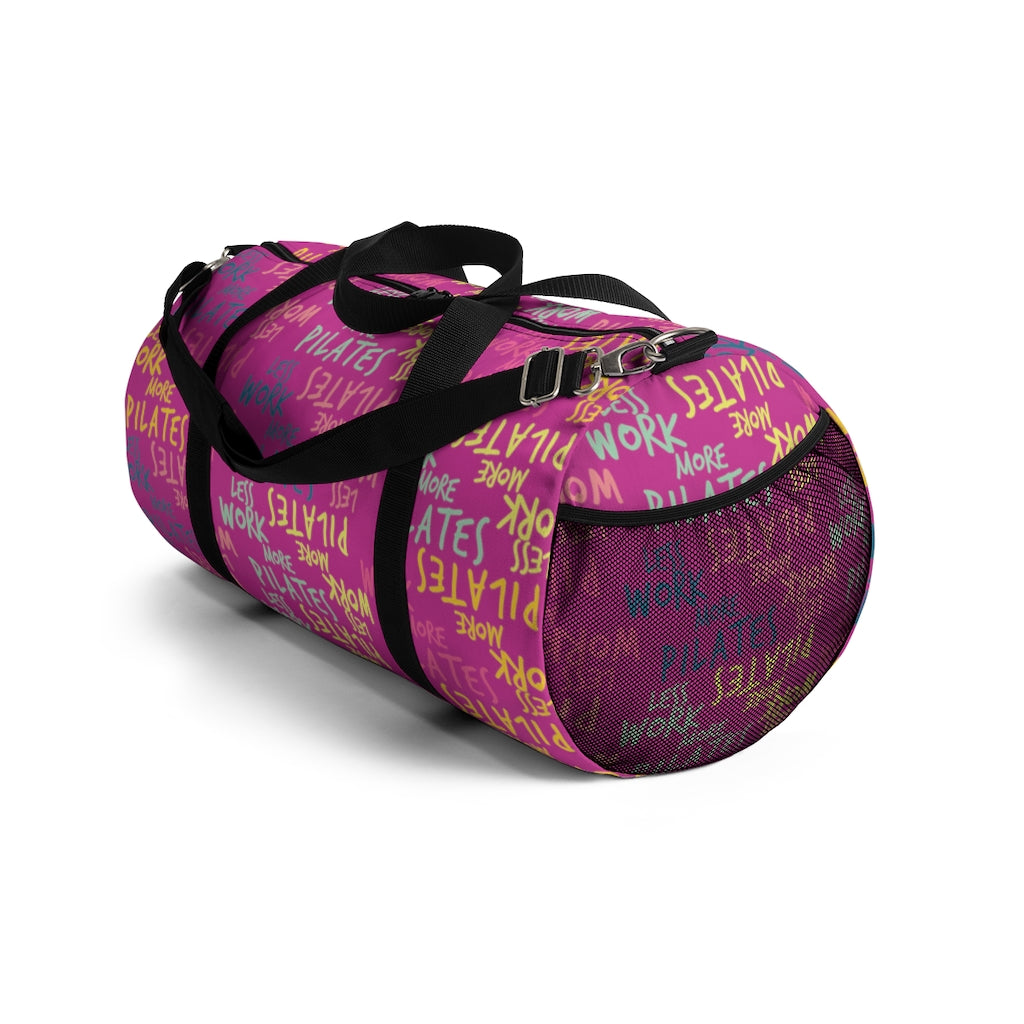 Less Work More Pilates™ Multi-Pattern Carry Everything Duffel Bag