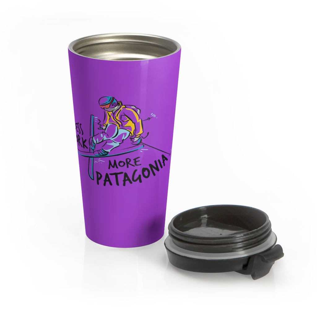 Less Work More Patagonia™ Stainless Steel Travel Tumbler