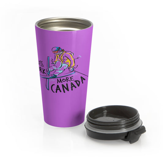 Less Work More Canada™ Stainless Steel Travel Tumbler