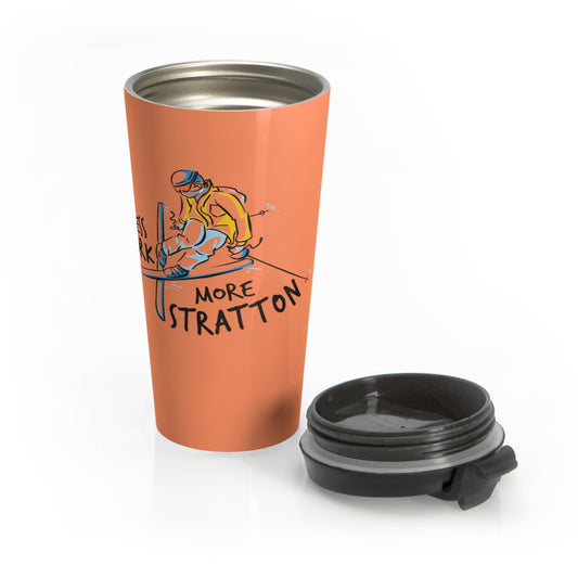 Less Work More Stratton™ Stainless Steel Travel Tumbler