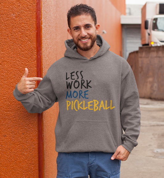 Less Work More Pickleball™ Unisex fashion hoodie