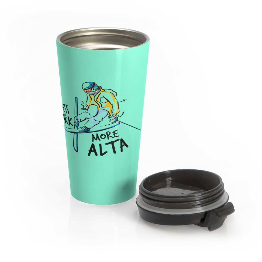 Less Work More Alta™ Stainless Steel Travel Tumbler