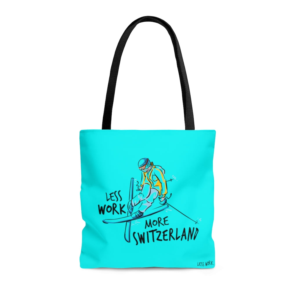 Less Work More Switzerland™ Carry Everything Tote Bag