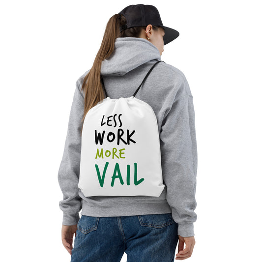 Less Work More Vail™ Lookin' Sharp Drawstring bag
