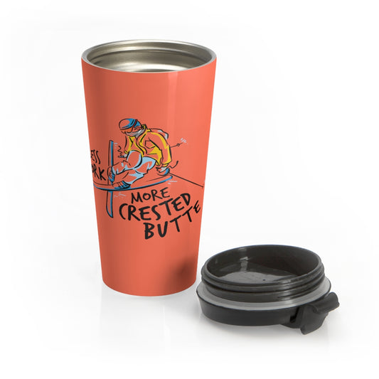 Less Work More Created Butte™ Stainless Steel Travel Tumbler