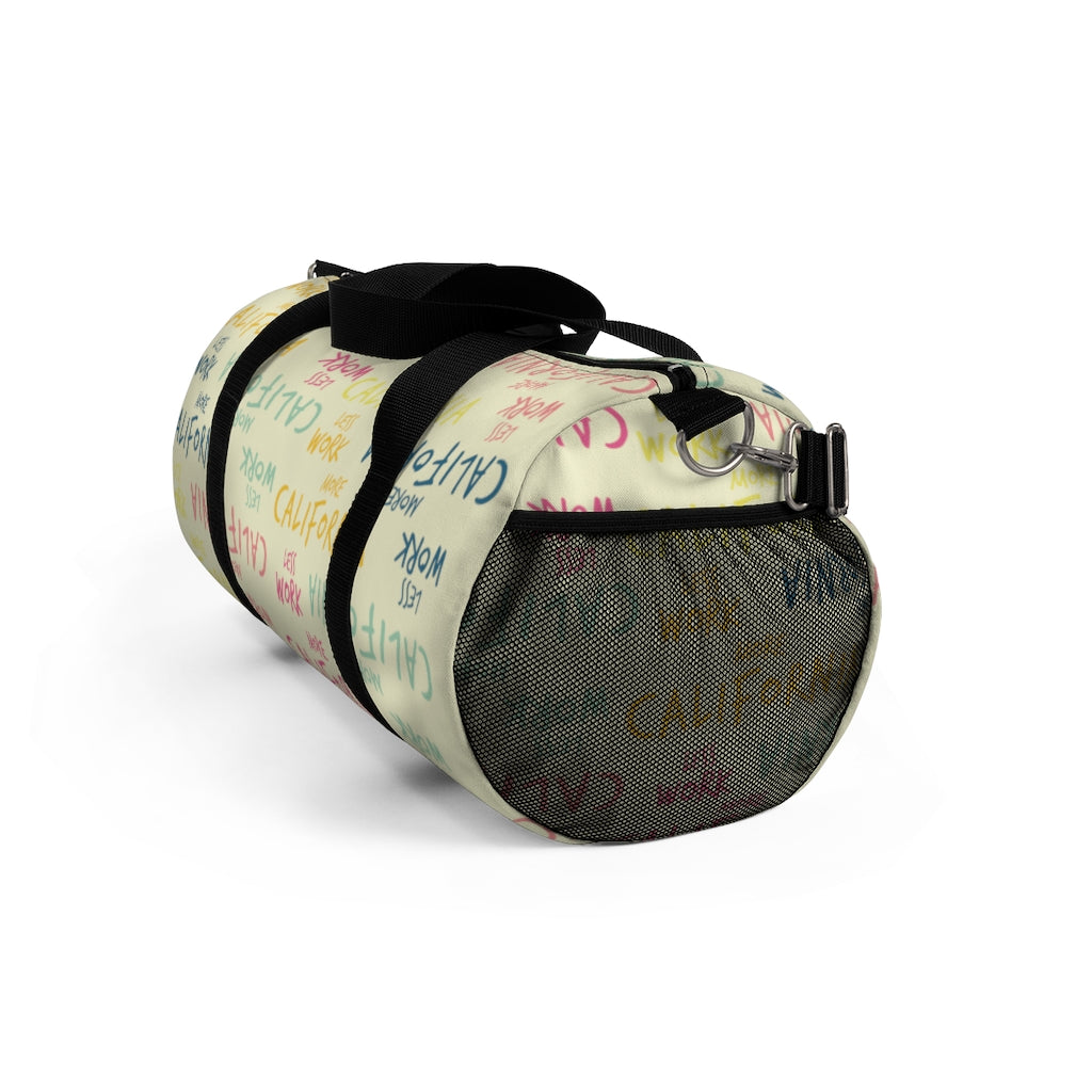 Less Work More California™ Carry Everything Multi-Color Duffel Bag