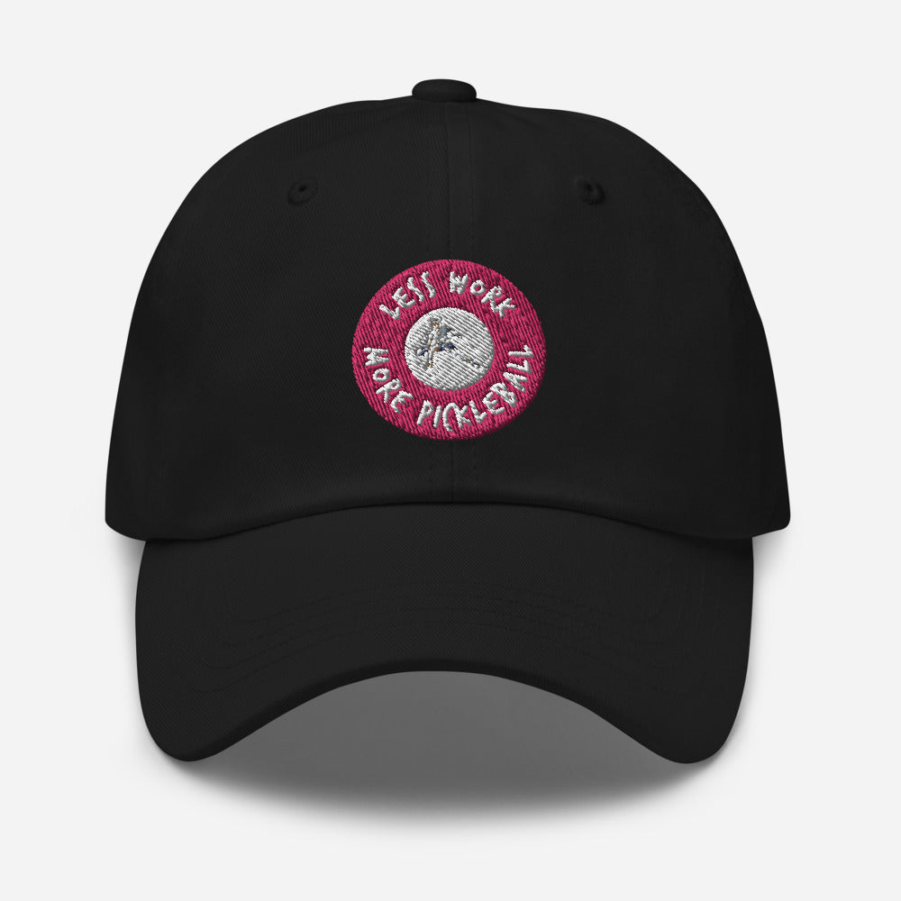 Less Work More Pickleball™ logo hat