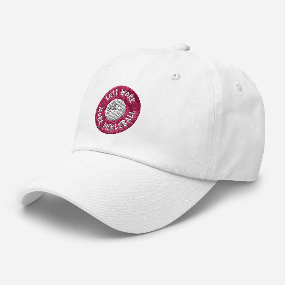 Less Work More Pickleball™ logo hat