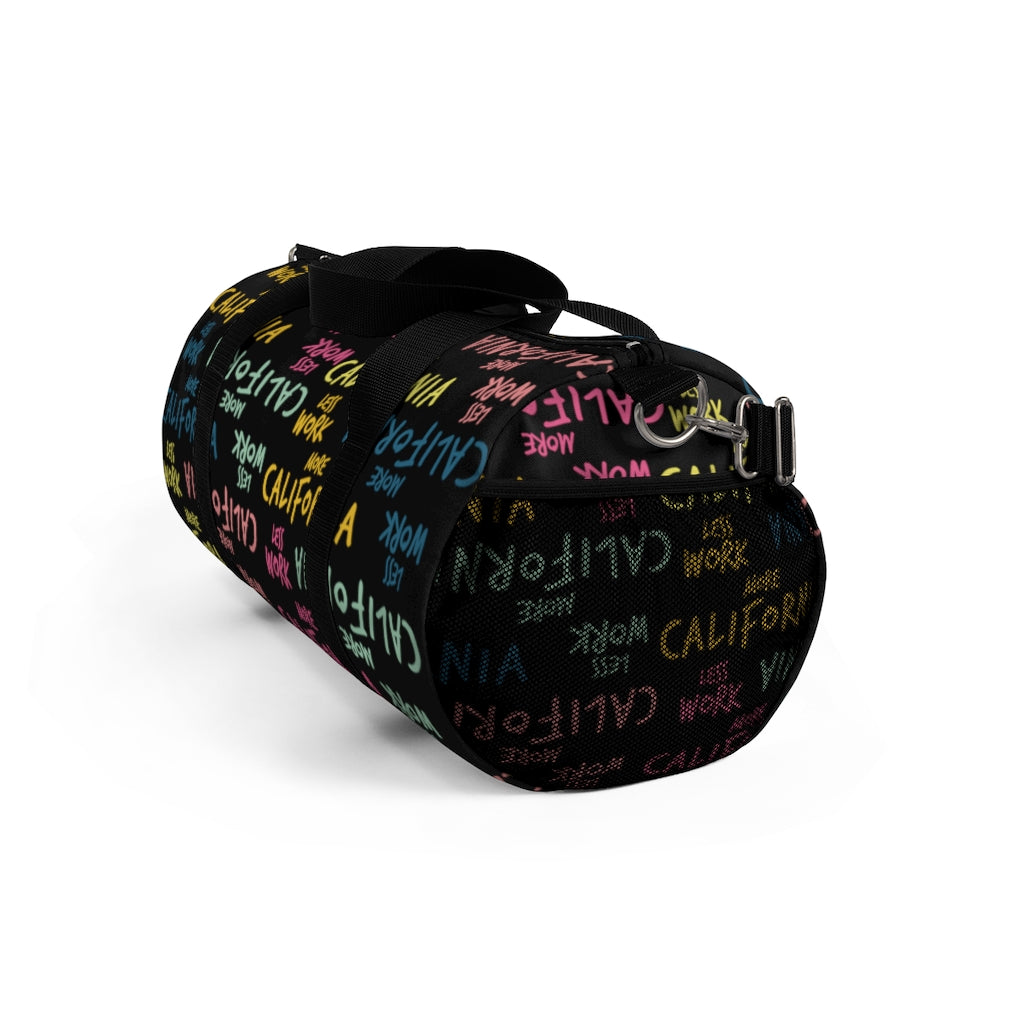 Less Work More California™ Multi-Pattern Carry Everything Duffel Bag