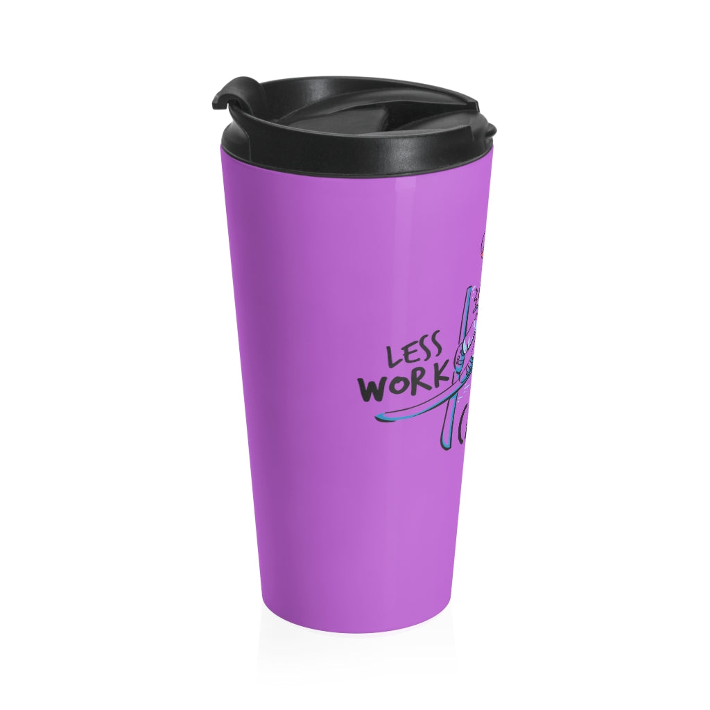 Less Work More Canada™ Stainless Steel Travel Tumbler