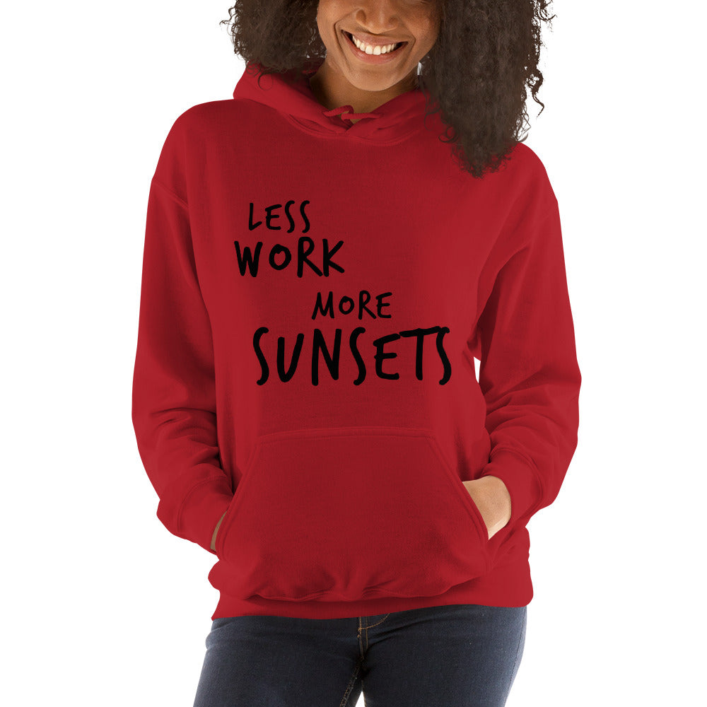 LESS WORK MORE SUNSETS™ Unisex Hoodie