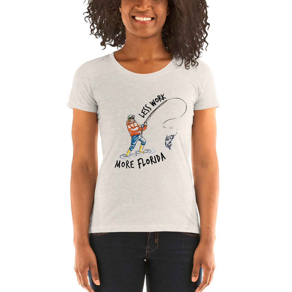 LESS WORK MORE FLORIDA™ Fishing Women's Tri-blend