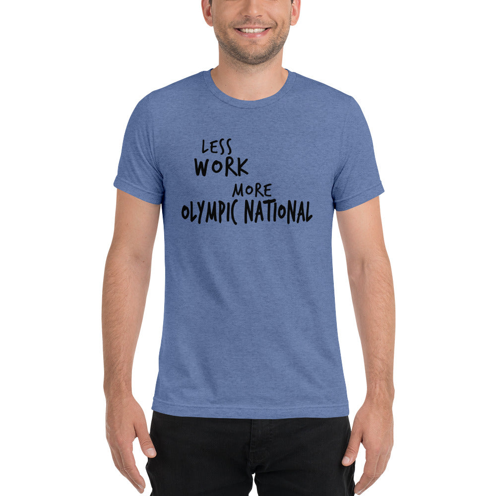 LESS WORK MORE SMOKEY MOUNTAINS™ Unisex Tri-blend t-shirt
